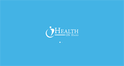 Desktop Screenshot of healthonhand.co.uk