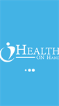 Mobile Screenshot of healthonhand.co.uk